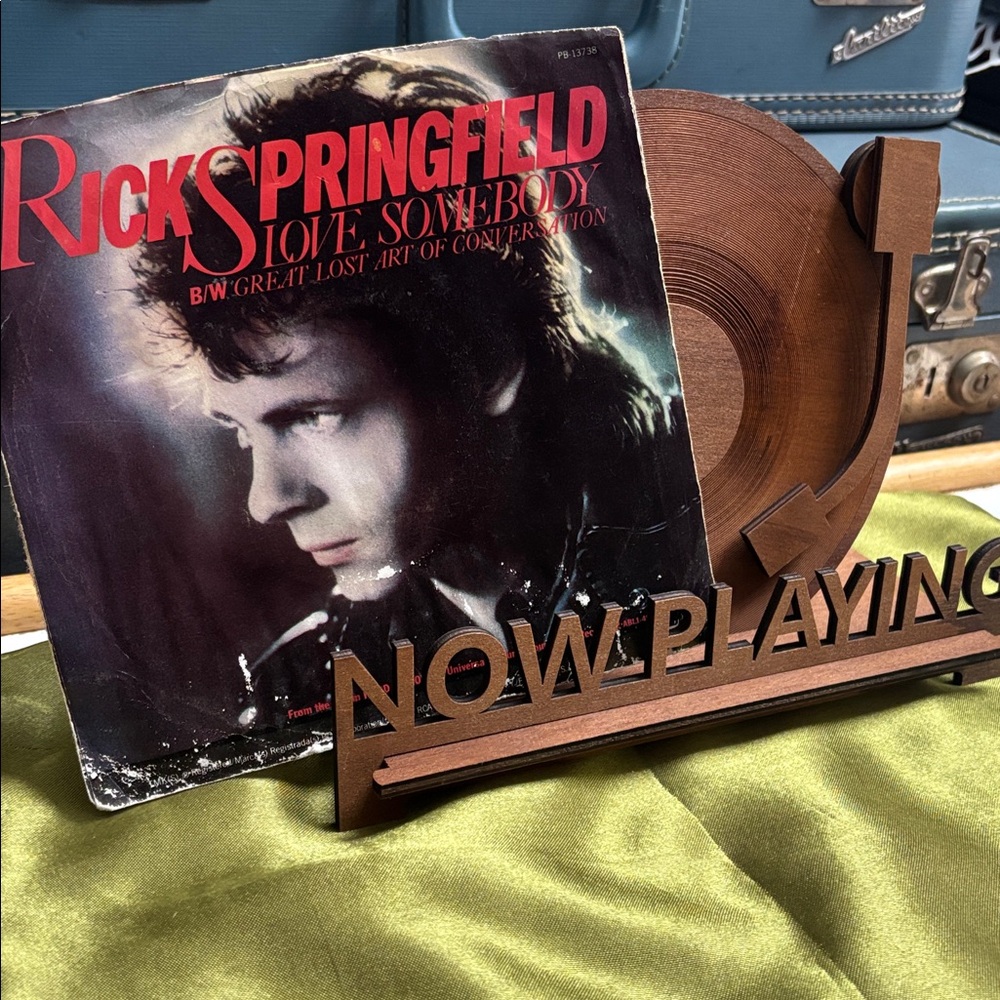 Rick Springfield for the song "Love Somebody".Great Lost Art of Conversation